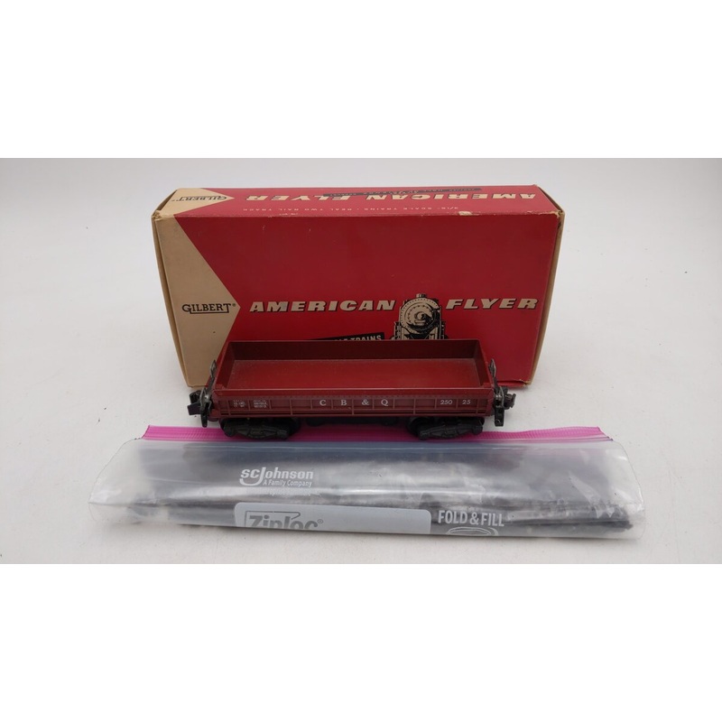 American Flyer 25025 Vintage S CB&Q Dump Car EX/Box