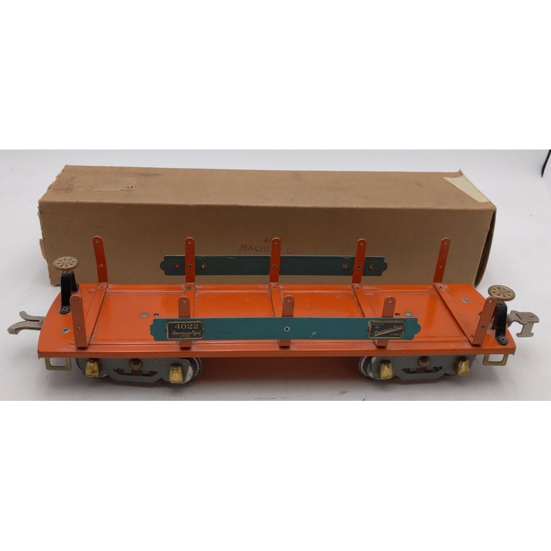 American Flyer 4022 Vintage Standard Gauge Machinery Car EX/Box