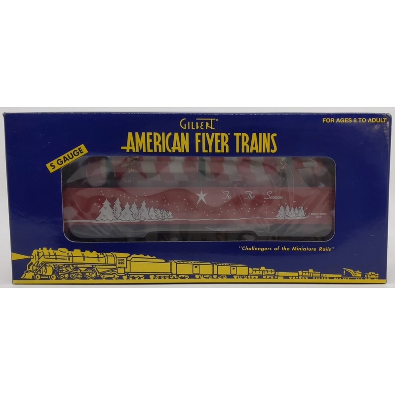 American Flyer 6-48553 S Christmas Gondola With Candy Canes Load EX/Box