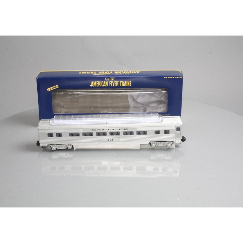 American Flyer 6-49958 S Gauge Santa Fe Streamliner Full Vista Dome EX/Box