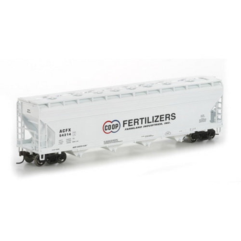 Athearn 72287 HO COOP ACF 4-Bay CF Hopper #54314 LN/Box