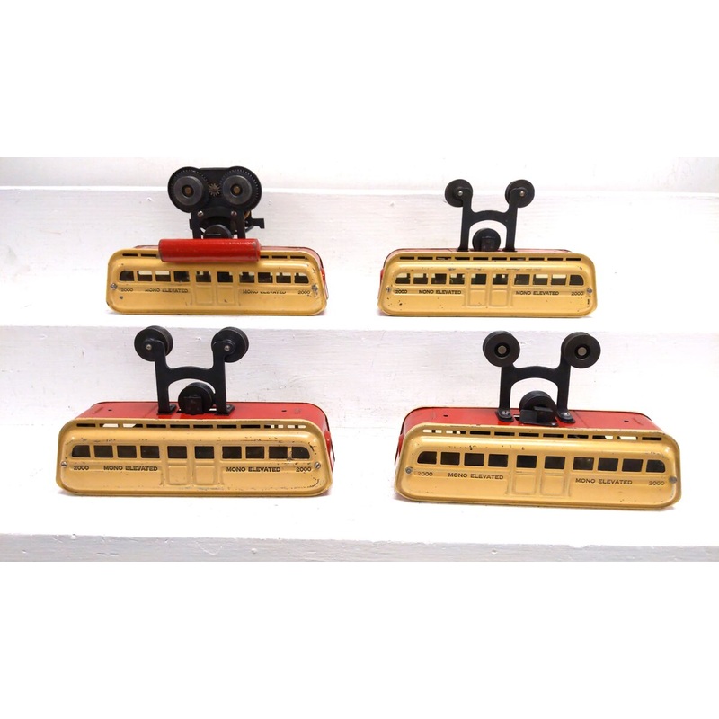 Leland Detroit Vintage O Gauge Detroit Monorail Train Set VG