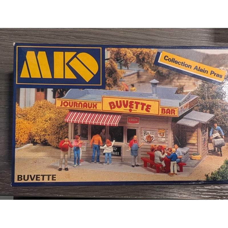 MKD 675 HO Collection Alain Pras Buvette Cafe Building Kit