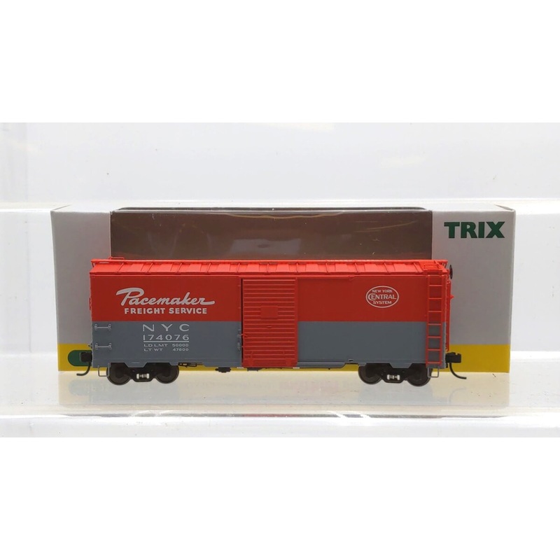 Trix 24907-1 HO Scale New York Central Pacemaker Single Door Boxcar #174076 LN/Box
