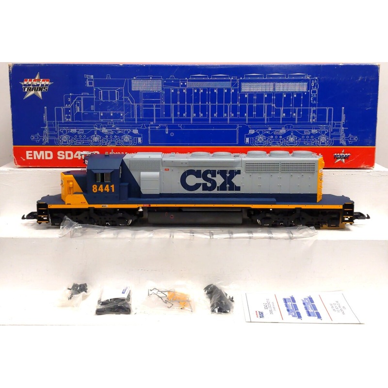 USA Trains R22304 G Scale CSX SD40-2 Powered Diesel Locomotive #8441 NIB