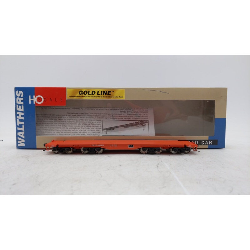 Walthers 5647 HO Scale CSX Flatcar NIB