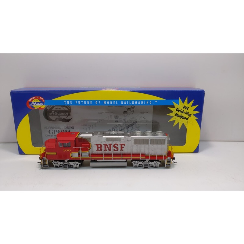 Athearn 91514 HO BNSF Warbonnet GP60M Diesel Locomotive #100 LN/Box