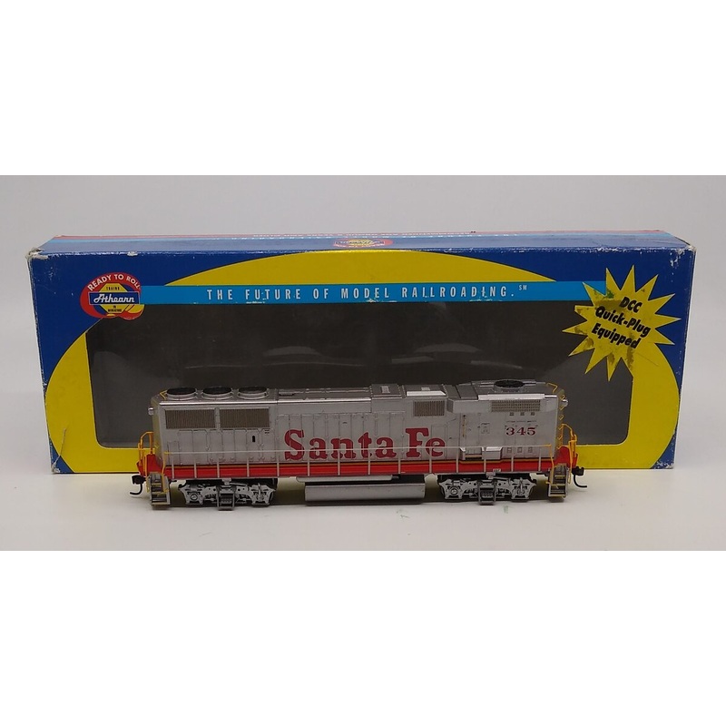 Athearn 91526 HO Scale ATSF GP60B Santa Fe Warbonnet Diesel Loco #345 LN/Box