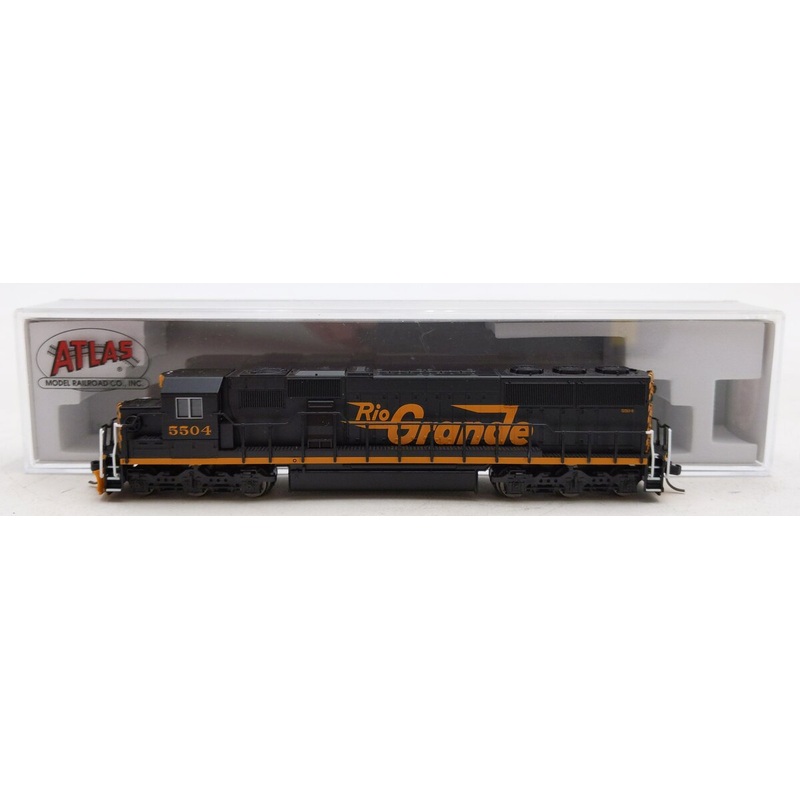 Atlas 40005217 N D&RGW SD50 Diesel Locomotive Sound & DCC #5504 EX/Box
