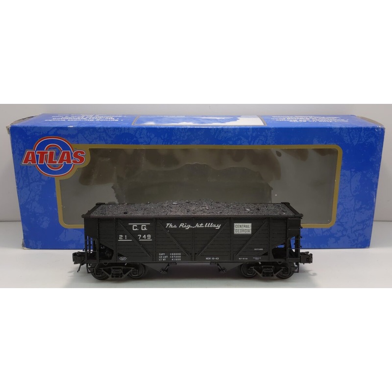Atlas 6427-4 C of G 50 Ton War Emergency 2-Bay Hopper #21749 -3 Rail LN/Box