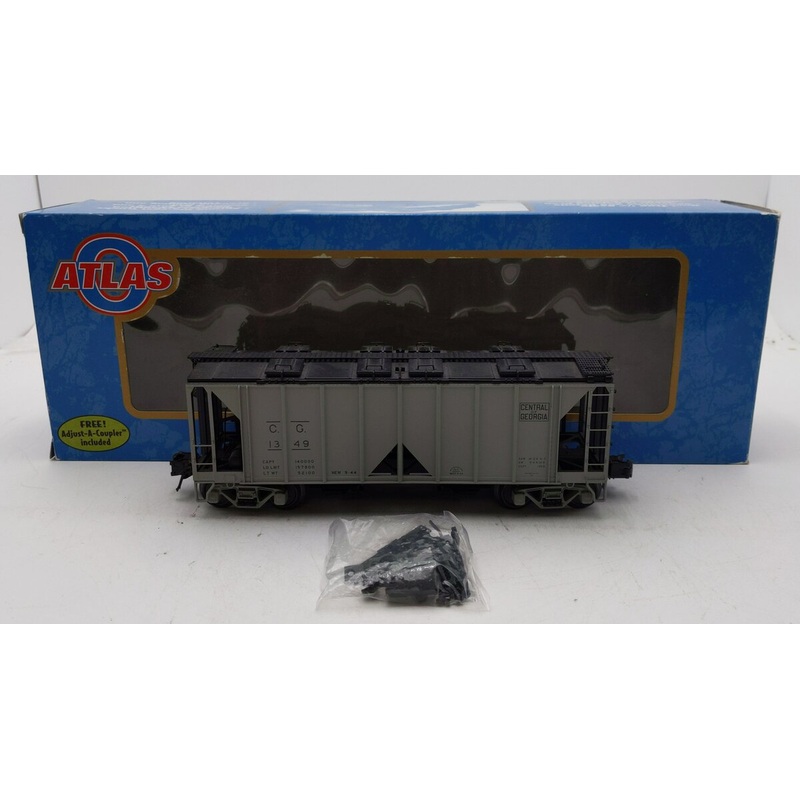 Atlas 8360-4 O Scale Central of Georgia ACF 70 Ton Covered  Hopper Car #1349 EX/Box