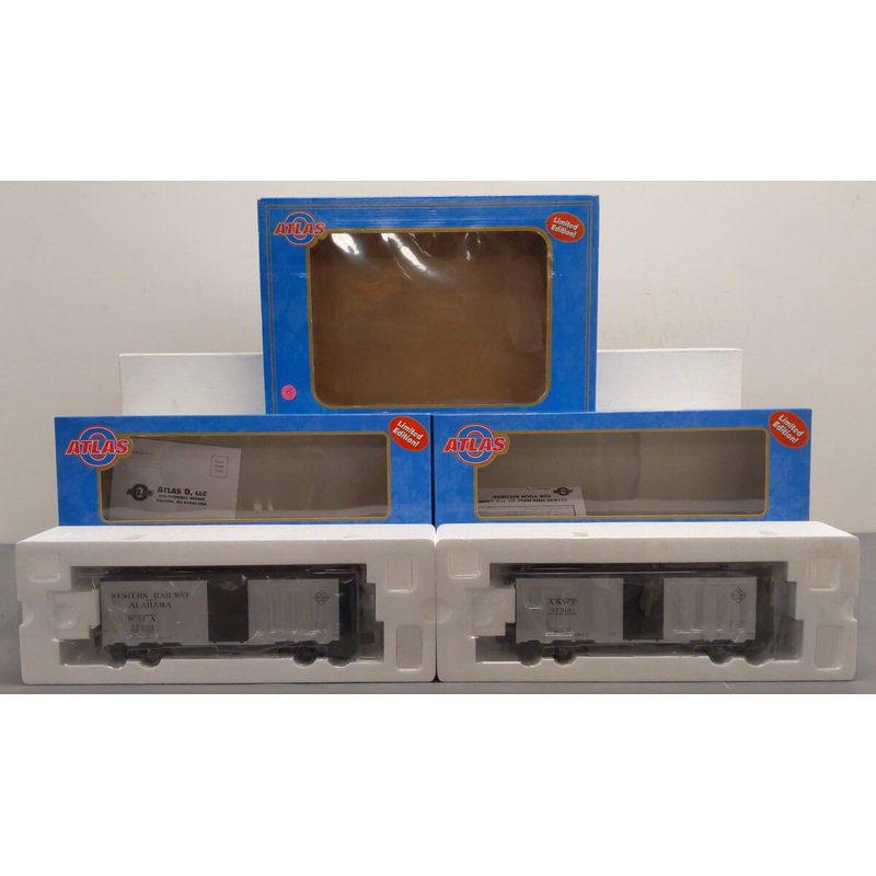 Atlas 8574A O Scale W of A 40′ AAR Boxcar Set (3 Rail) NIB