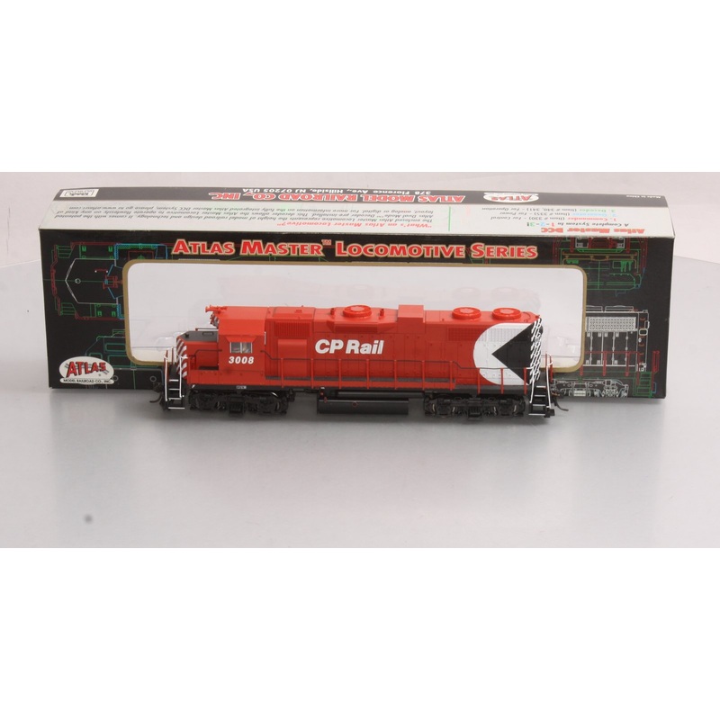 Atlas 9151 HO Scale CP Rail GP-38 Low-Nose Diesel Locomotive #3008 w/ DCC LN/Box