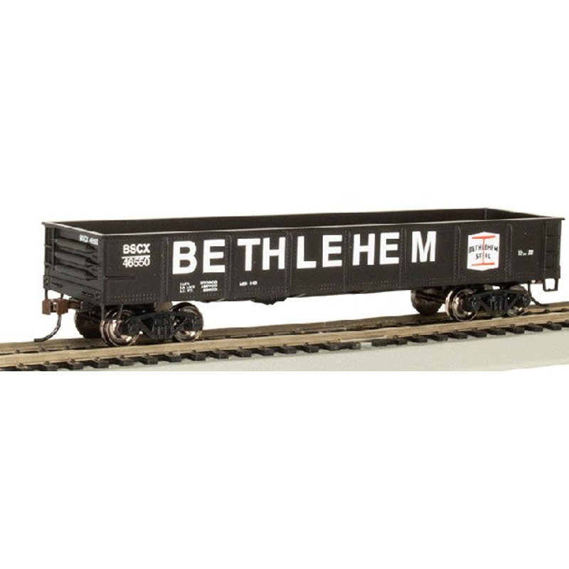 Bachmann 17205 HO Bethlehem Steel 40′ Gondola Car #46550 LN/Box