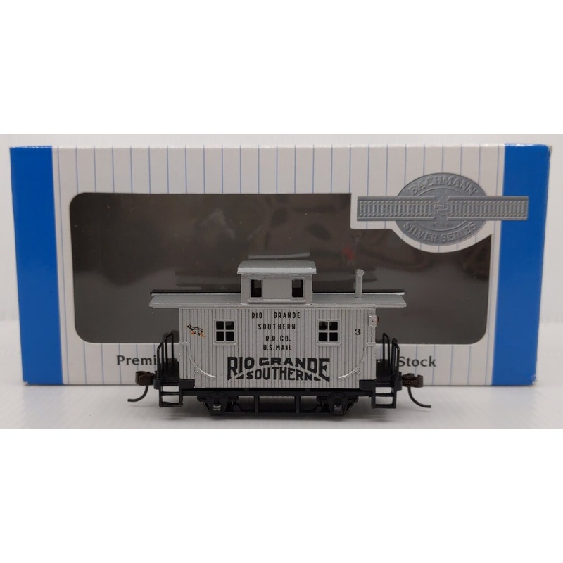 Bachmann 18449 HO Custom Rio Grande Southern Wood 4-Wheel Bobber Caboose #3 LN/Box