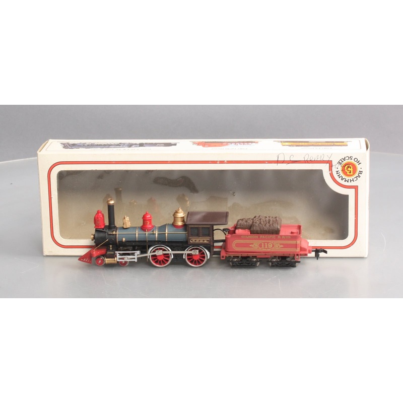 Bachmann 51001 HO Union Pacific 4-4-0 American Steam Locomotive & Tender #119 EX/Box