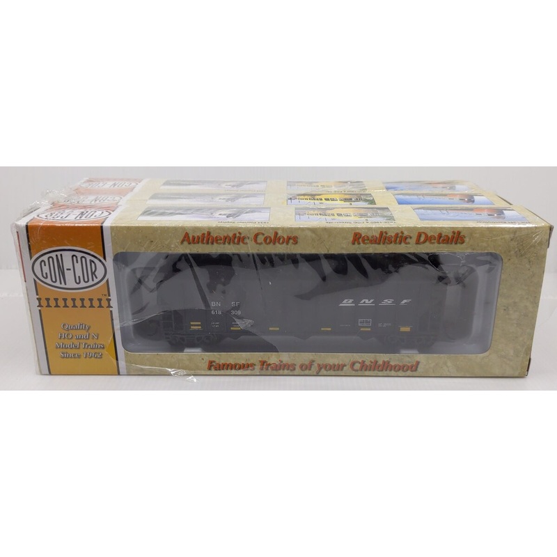 Con-Cor 0001-000512 HO Scale BNSF 100 Ton Coal Hopper 3-Pack MT/Box