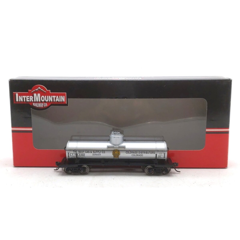 InterMountain 46310-20 HO Scale Navy Gas & Supply 8,000 Gallon Tank Car #8482 EX/Box