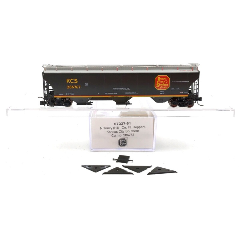 InterMountain 67237-61 N Scale KCS Trinity 5161 Cu. Ft. Hoppers #286767 EX/Box