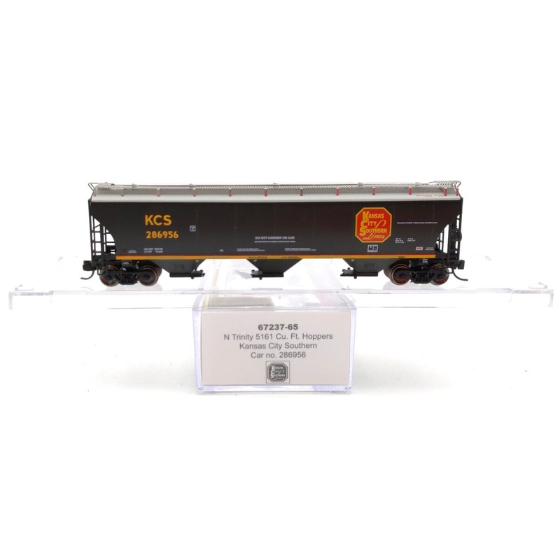 InterMountain 67237-65 N Scale KCS Trinity 5161 Cu. Ft. Hoppers #286956 EX/Box