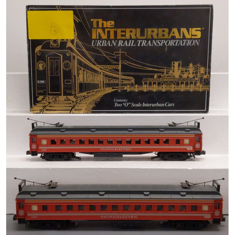 K-Line K2708 O Gauge Pacific Electric Interurban 2-Car Set EX/Box