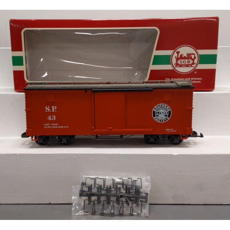 LGB 43900 SP Composite Boxcar: #43 LN/Box
