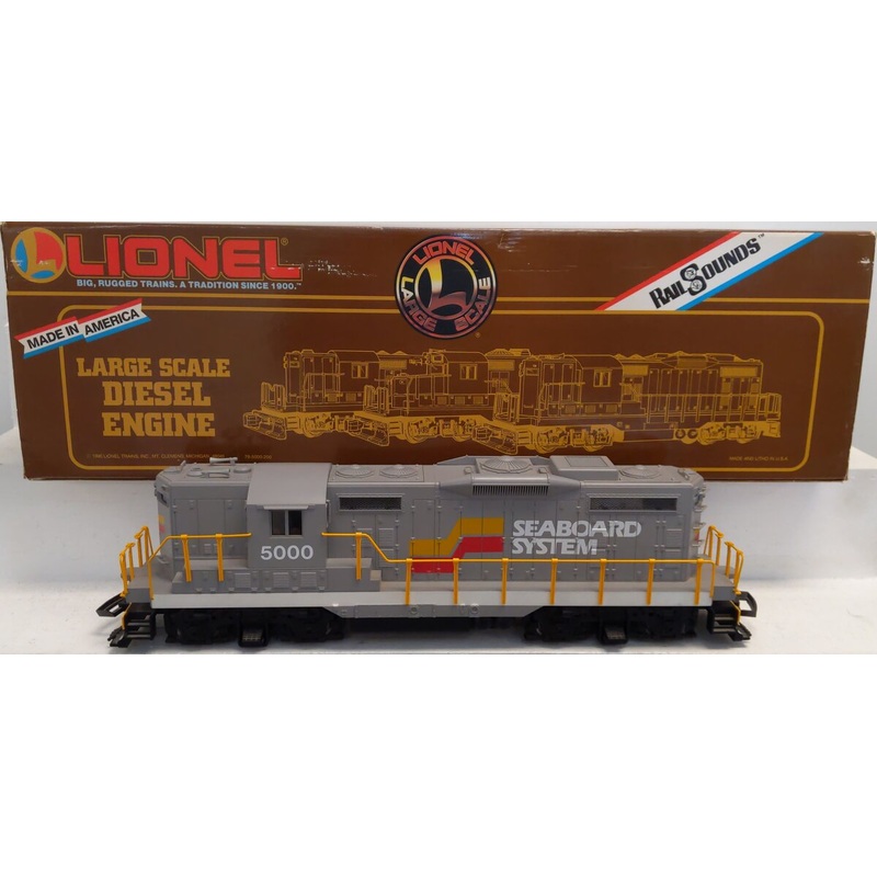 Lionel 8-85000 G Scale Seaboard System GP-9 Diesel Locomotive #5000 EX/Box