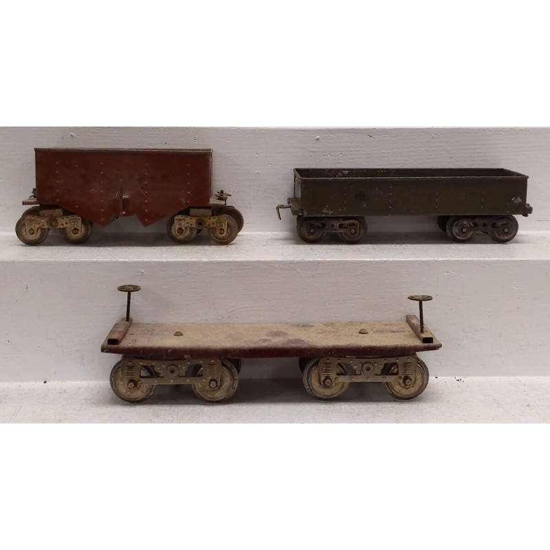 Lionel Prewar O Assorted Freight Cars: 11, 112, 116 [3]