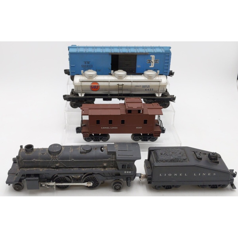 Lionel Vintage O Lionel Lines Set 244, 6017, 6425, 6464-475 EX