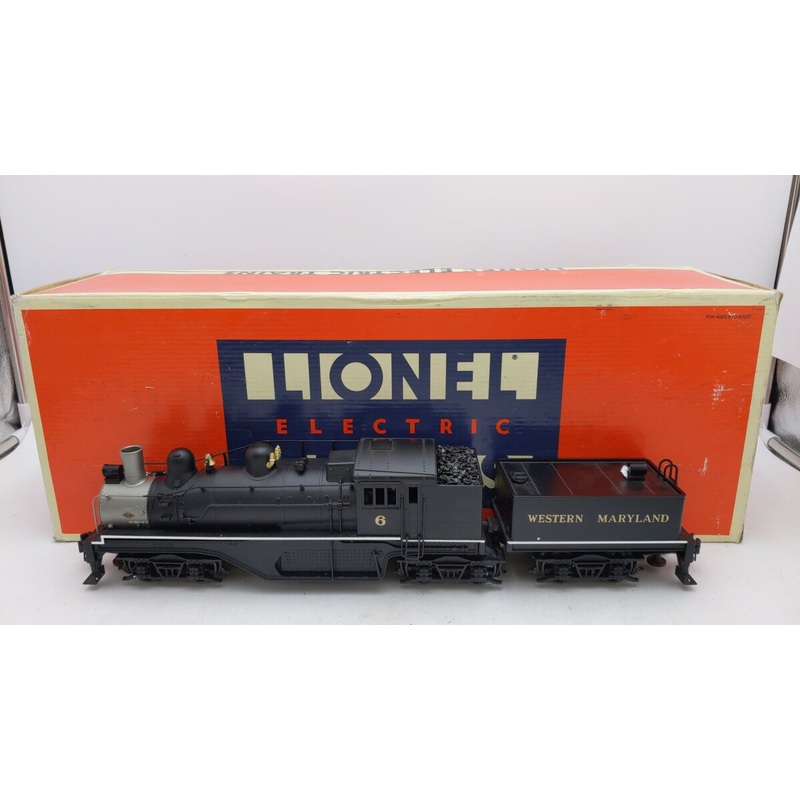 Lionel 6-18023 O Gauge Western Maryland Shay Steam Locomotive #6 EX/Box