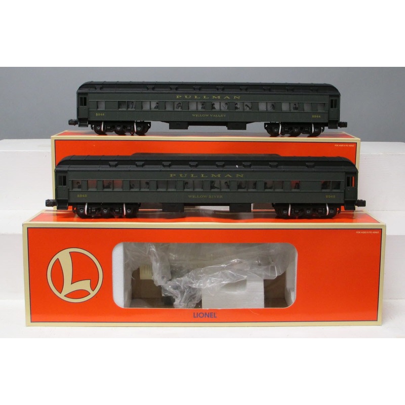 Lionel 6-19066 O Gauge Pullman Heavyweight Willow Passenger 2 Car Set LN/Box
