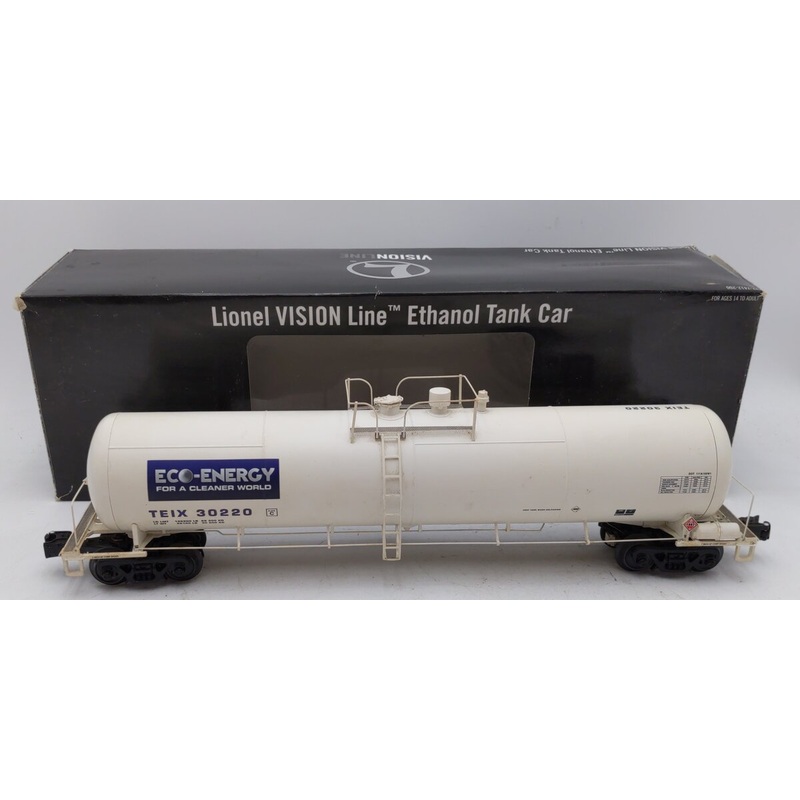 Lionel 6-27412 O VISIONLINE Ethanol Tank Car #30220 with Freight Sounds EX/Box