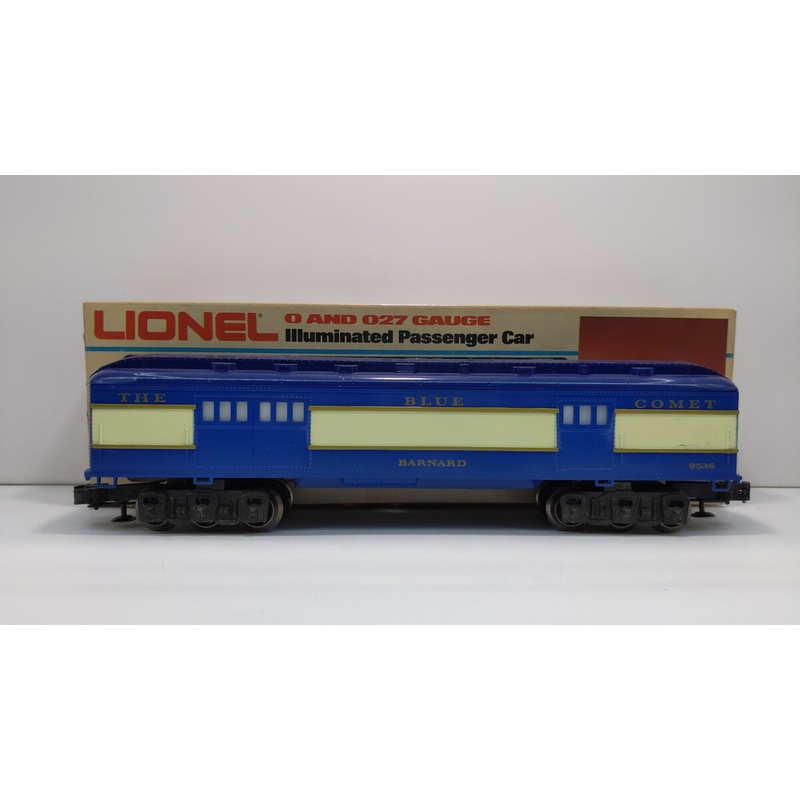 Lionel 6-9536 O Gauge Blue Comet Barnard Baggage Car EX/Box