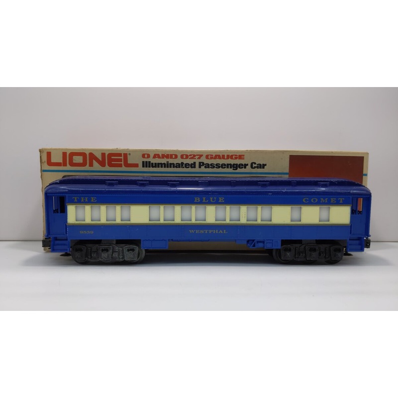 Lionel 6-9539 O Gauge The Blue Comet Westphal Pullman Passenger Car EX/Box