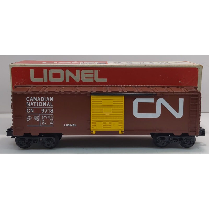 Lionel 6-9718 O Canadian National Box Car #9718 LN/Box