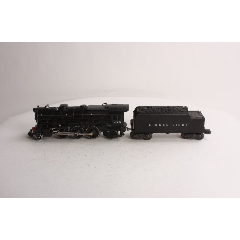 Lionel 675 Vintage O 2-6-2 K-4 Pacific Die-Cast Steam Locomotive & 2466WX Tender VG