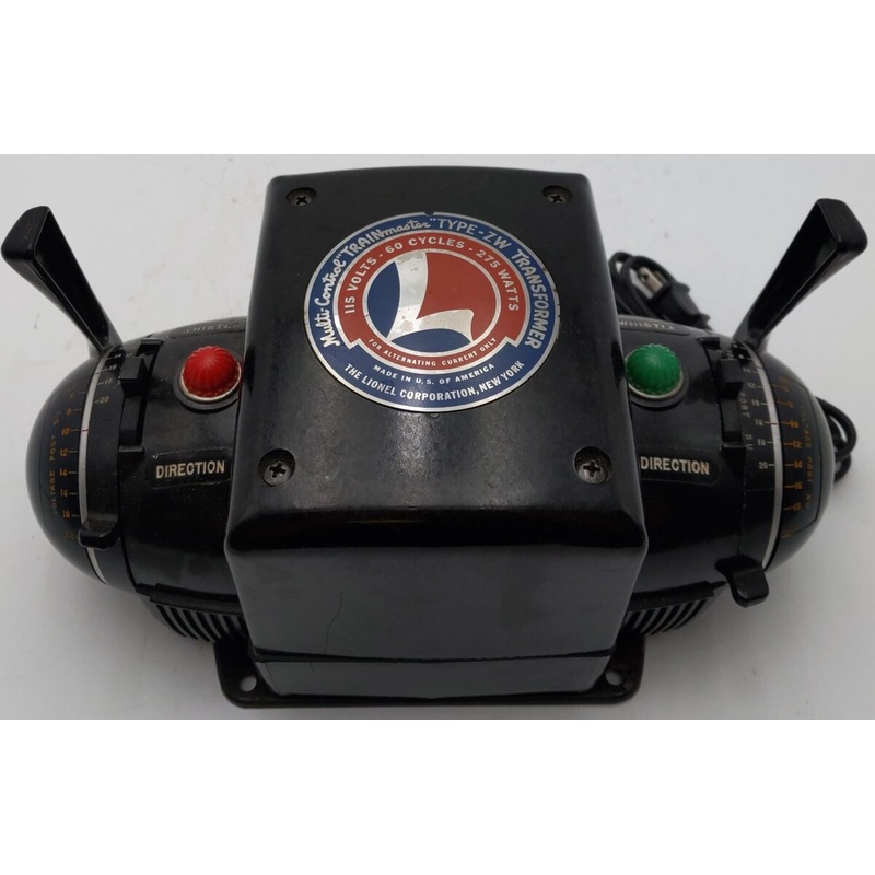 Lionel ZW O Gauge Vintage Trainmaster 275 Watt Transformer with Whistle VG