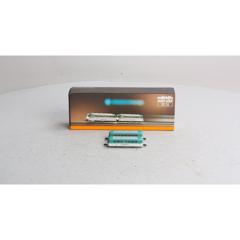 Marklin 8112 Z Bavarian Chiemgau Railroad Railbus & Cab Set LN/Box