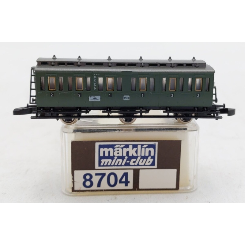 Marklin 8704 Z Mini Club DB Compartment Passenger Car LN/Box