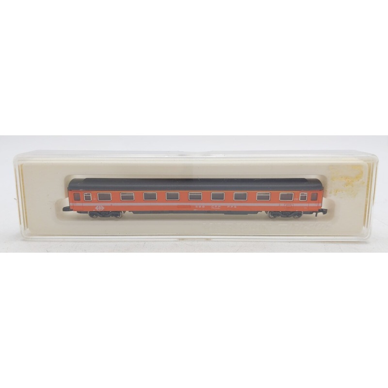 Marklin 8741 Z SBB Swiss Orange 1st Class Eurofima Express Passenger Car LN/Box