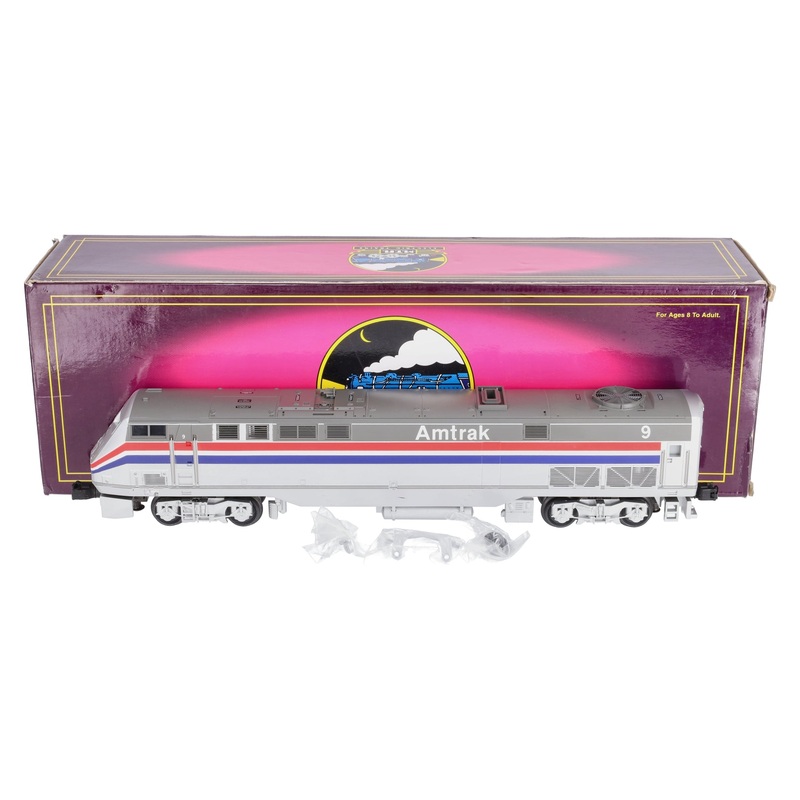 MTH 20-2189-1 O Amtrak G.E. Genesis P42 Diesel Engine Cab w/PS1 #9 LN/Box