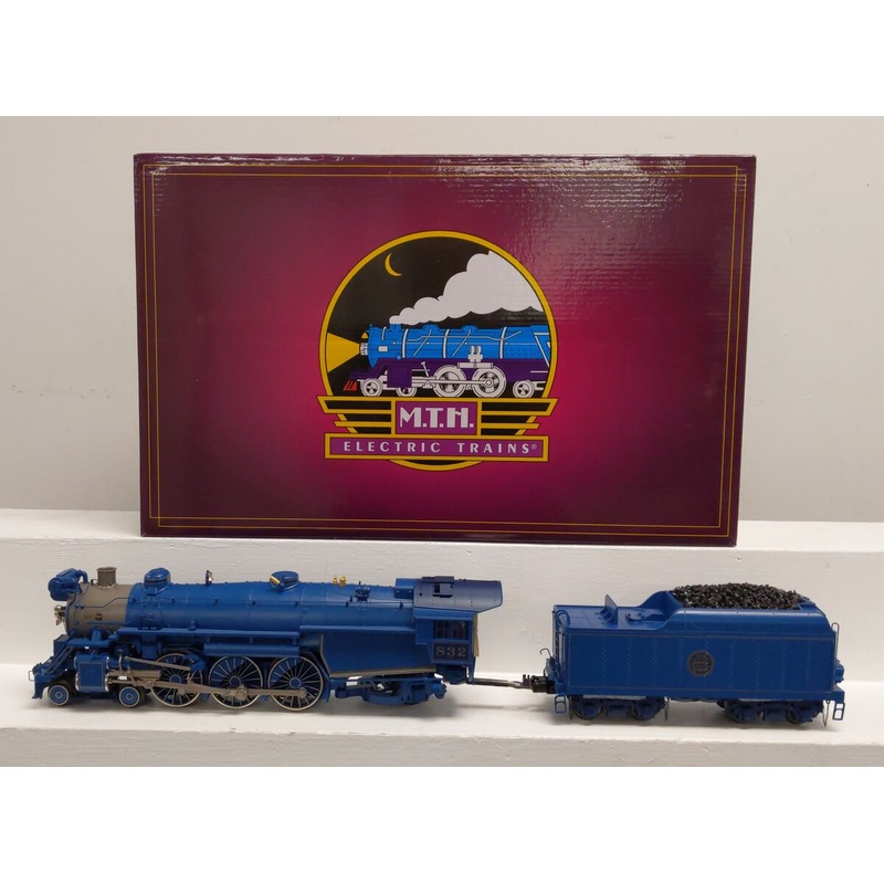 MTH 20-3922-1 O Jersey Central 4-6-2 P47 Baldwin Pacific Steam Engine w/ PS3 LN/Box