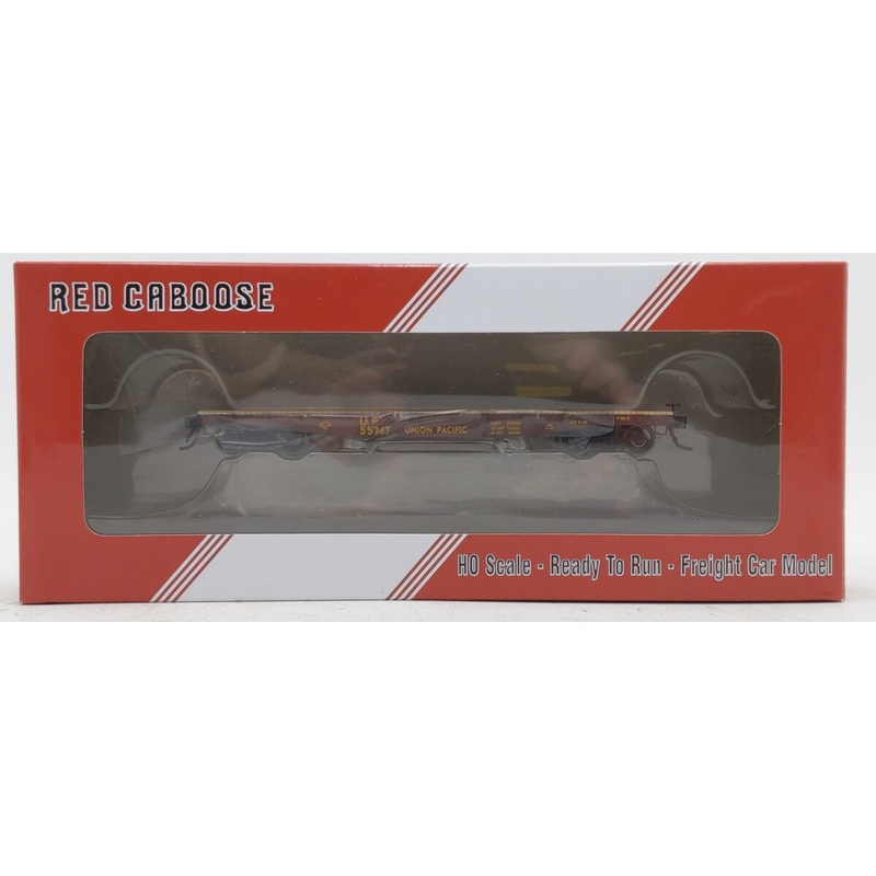 Red Caboose RR-32314-23 HO Union Pacific Fishbelly Flatcar #55747 LN/Box