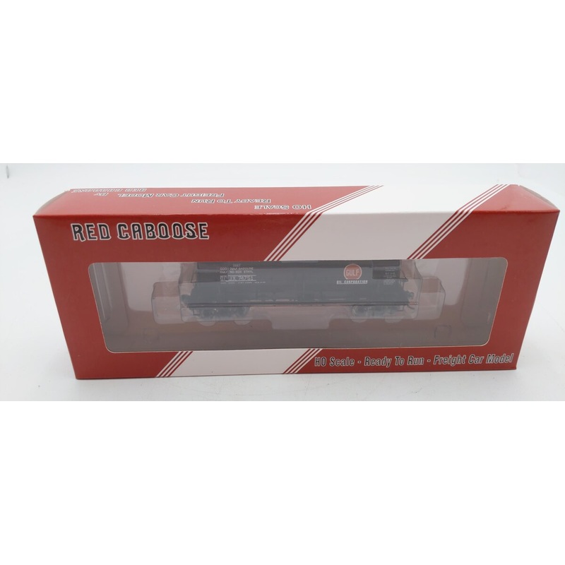 Red Caboose RR-33049-03 HO Gulf Oil 103W 10K Gallon Tank Car #74751 LN/Box