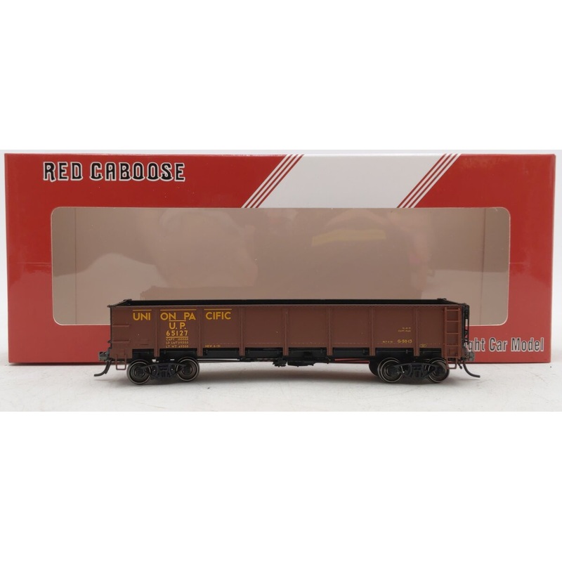 Red Caboose RR-35021-28 HO Union Pacific Drop Bottom Gondola #65127 LN/Box