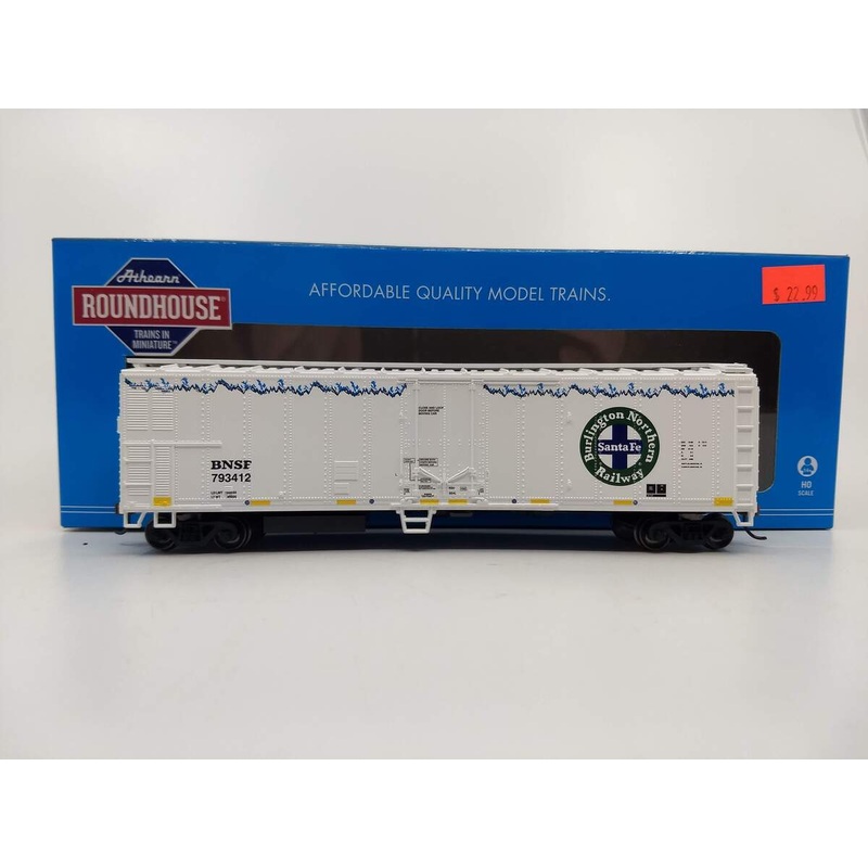 Roundhouse 72905 HO Burlington Northern Santa Fe 50′ SS Mech. Reefer #793412 NIB