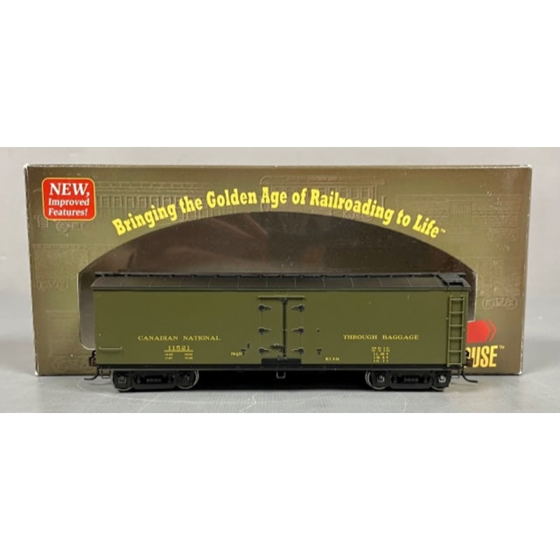 Roundhouse 84643 HO Scale Canadian National 40′ Wood Milk Car #11521 NIB