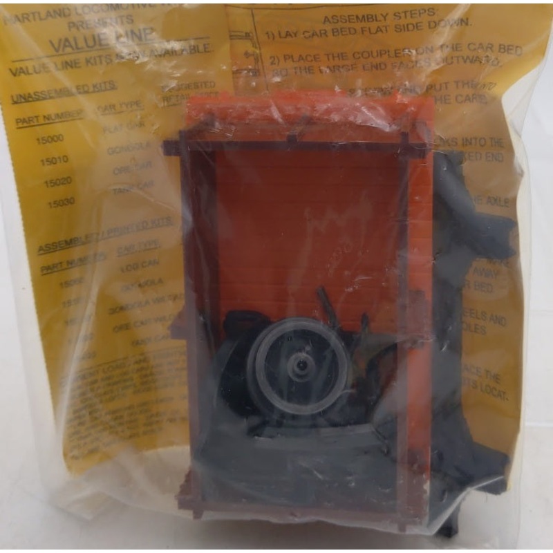 Hartland 15010 G Scale Brown & Orange Make & Take Gondola Kit