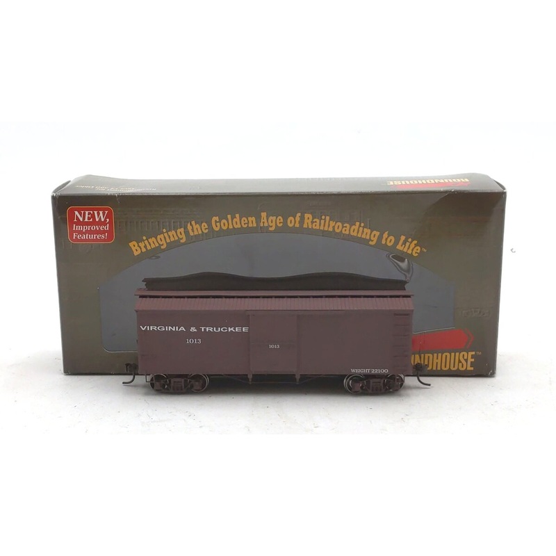 Roundhouse 84193 HO Scale Virginia & Truckee 36′ Box Car #1013 LN