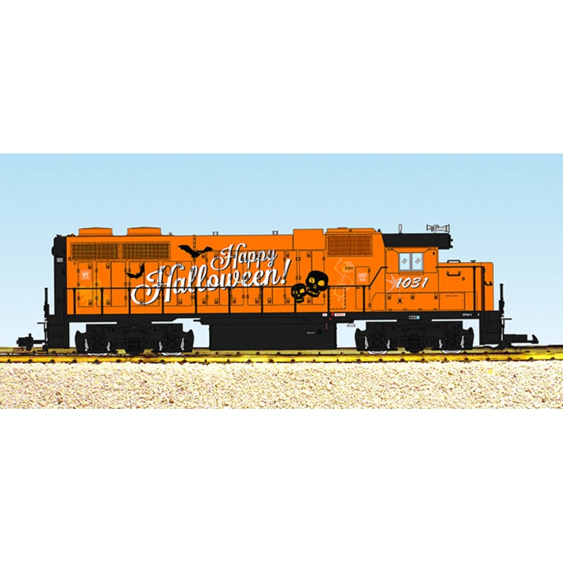 USA Trains R22237 G Halloween GP38 Diesel Locomotive #1031 LN/Box